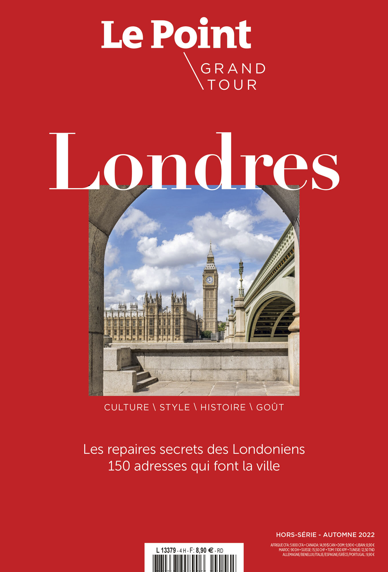 Le Point HS Grand Tour n°4 : LONDRES - Oct-Nov 2022