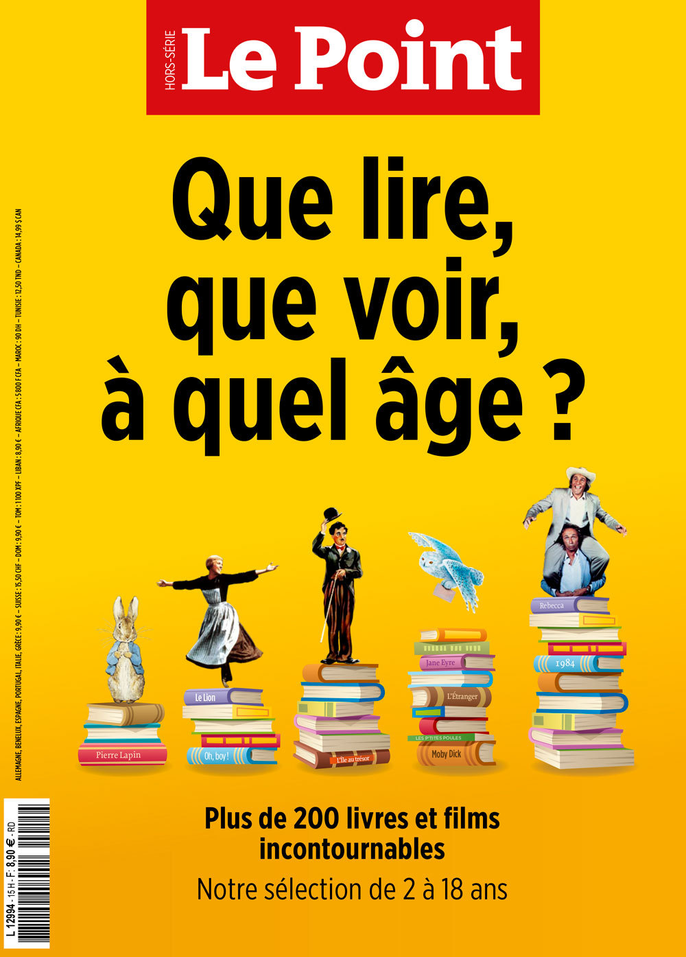 Le Point HS Education N°15 : Que lire, que voir, à quel âge ? - Juillet /Août 2022