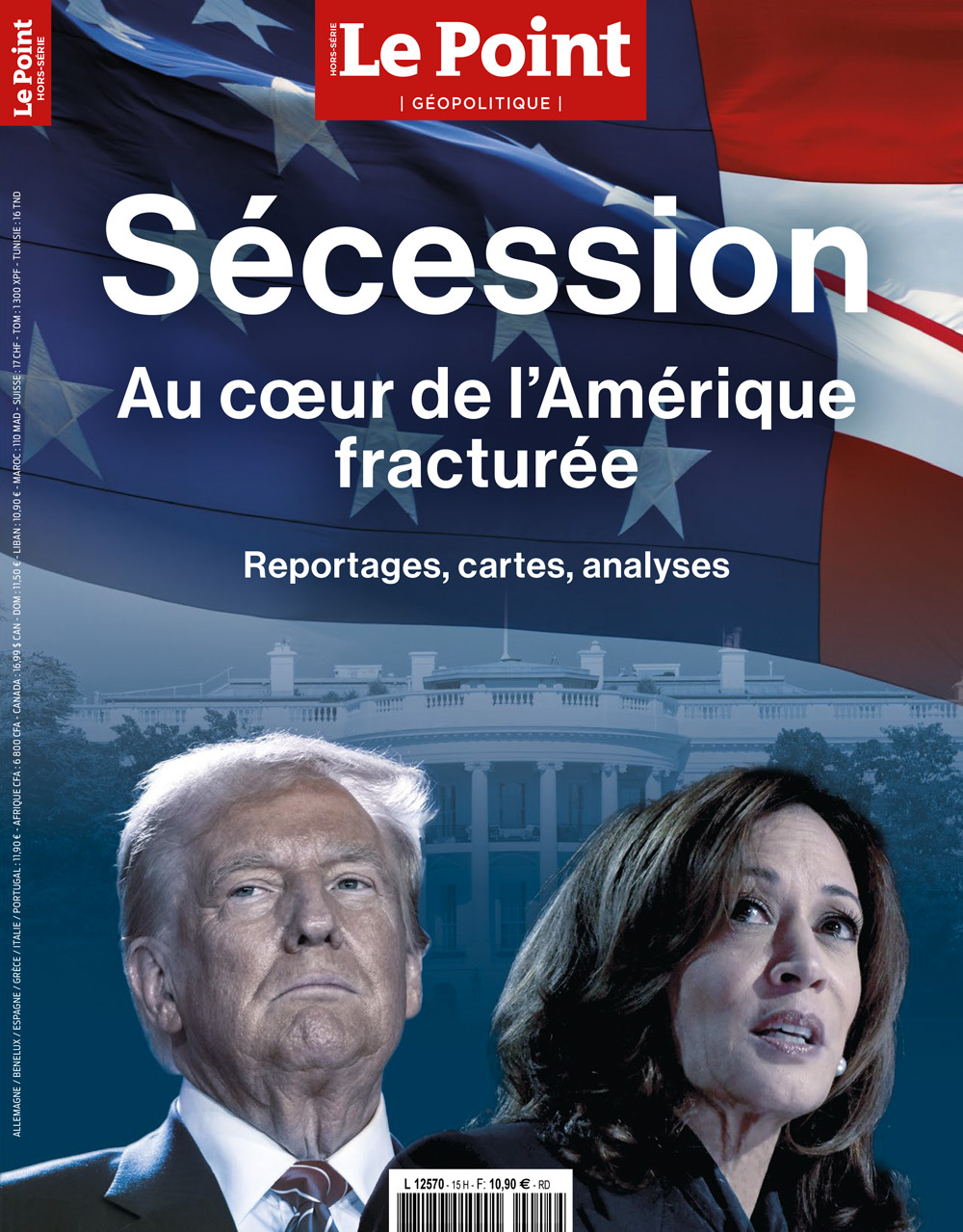 Le Point HS Géopolitique N° 6 : USA Sécession, au cœur de l’Amérique fracturée - octobre-novembre 2024