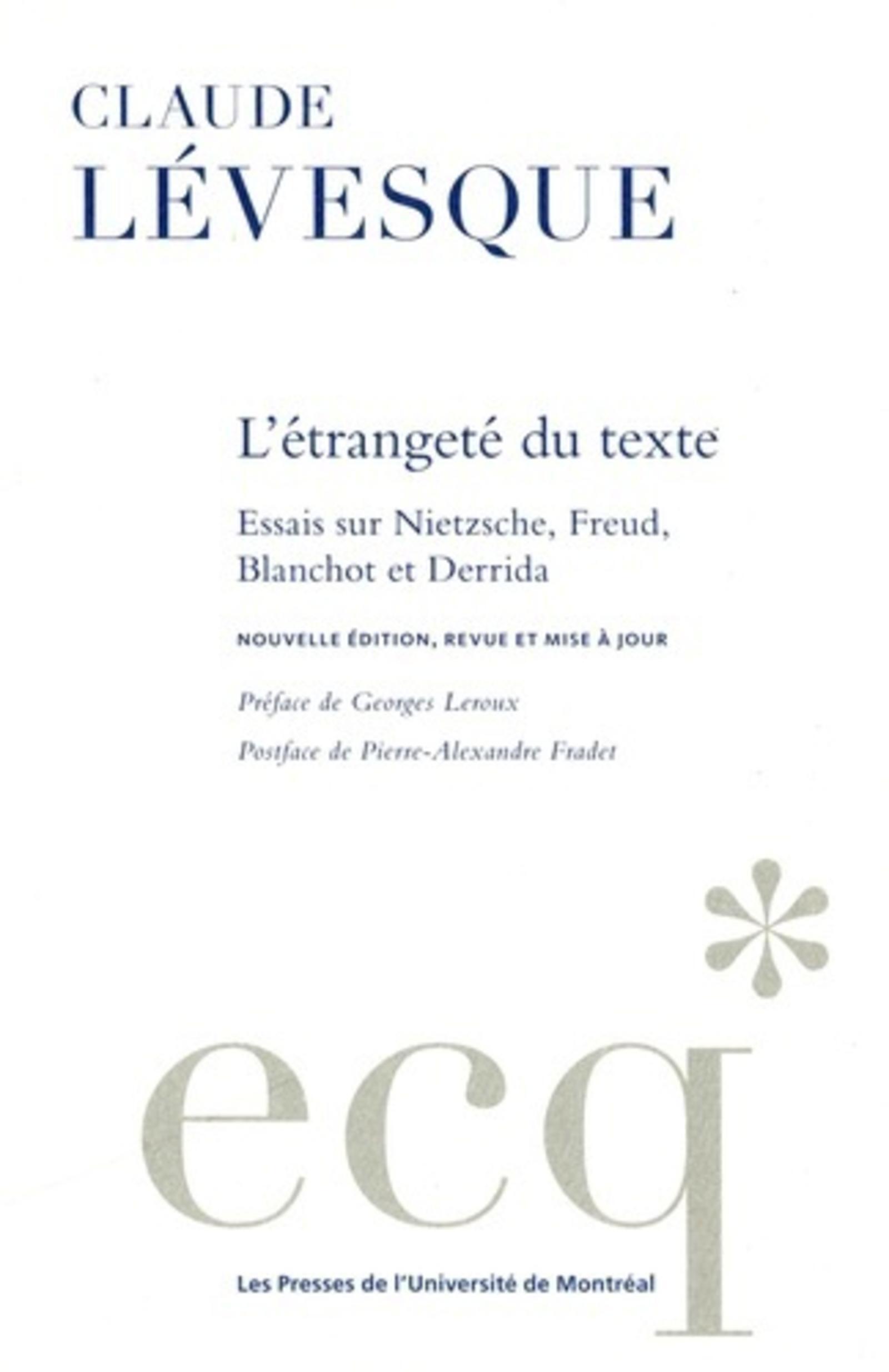 L'étrangeté du texte