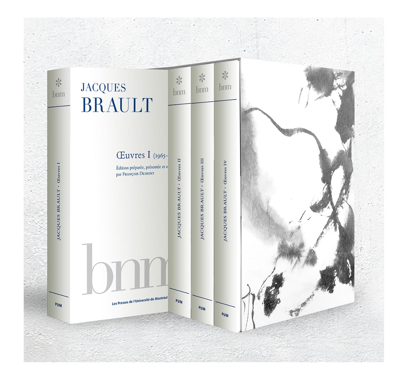 Jacques Brault, oeuvres I à IV (1965-2022), coffret