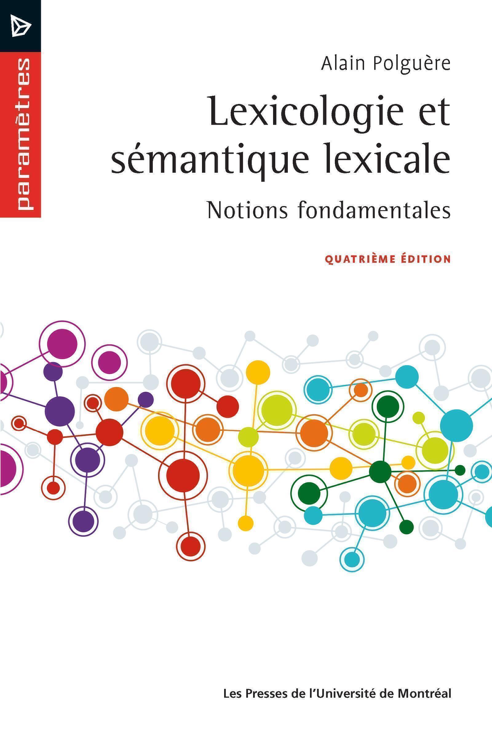 Lexicologie et sémantique lexicale