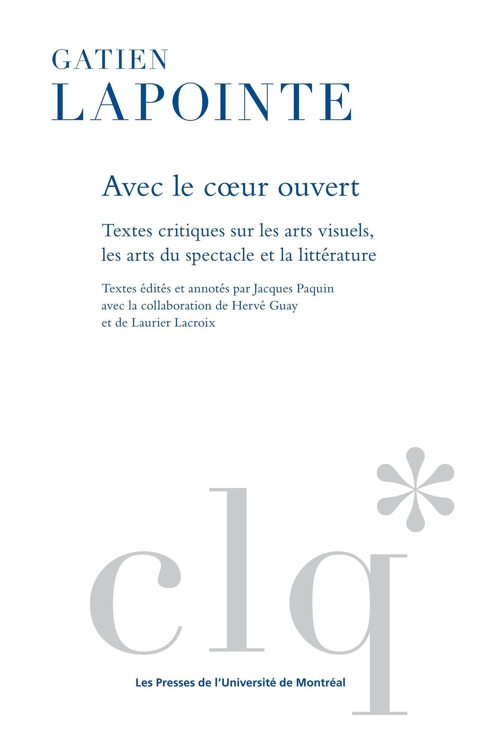 Avec le coeur ouvert