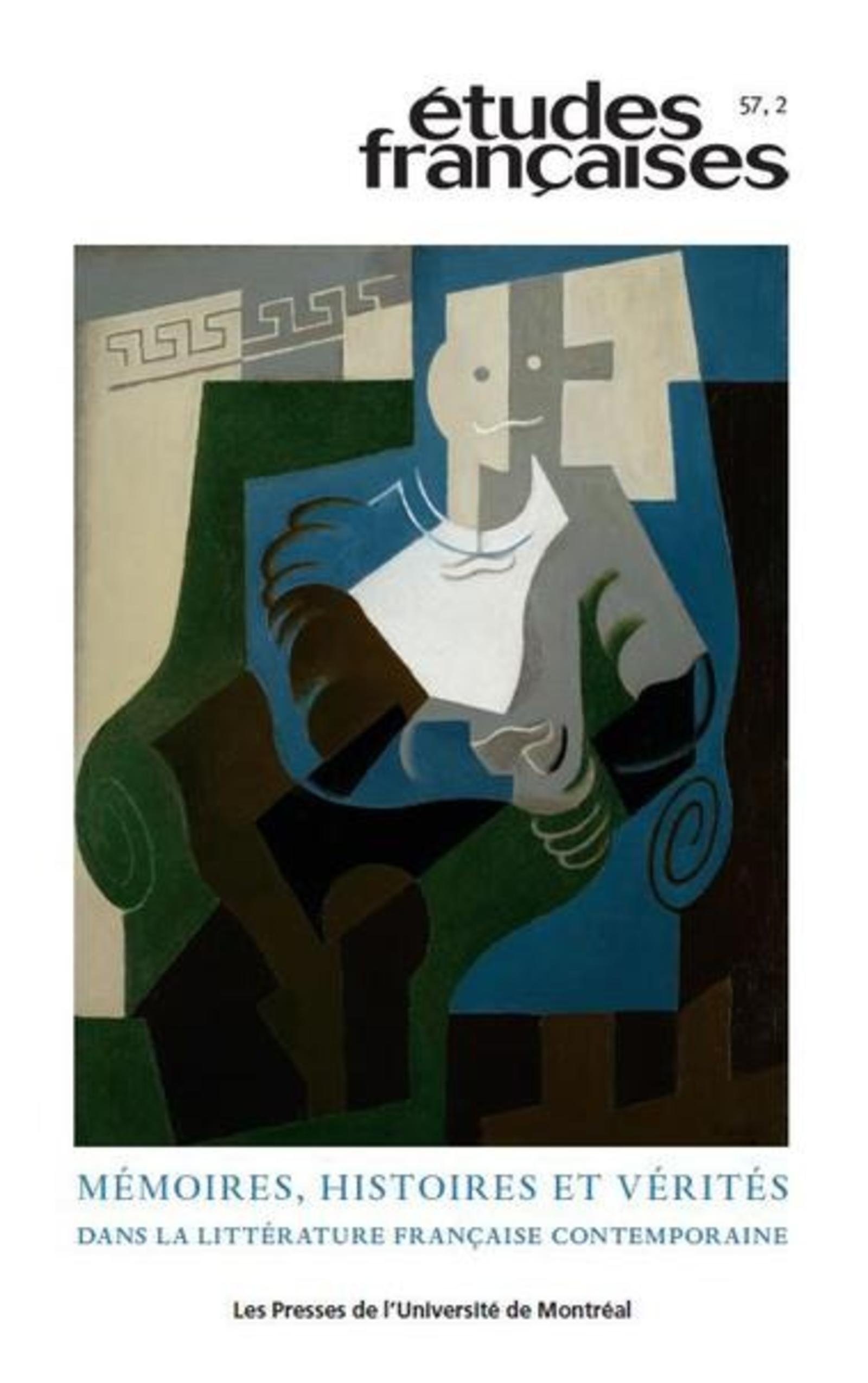 Études françaises, v. 57, no 2