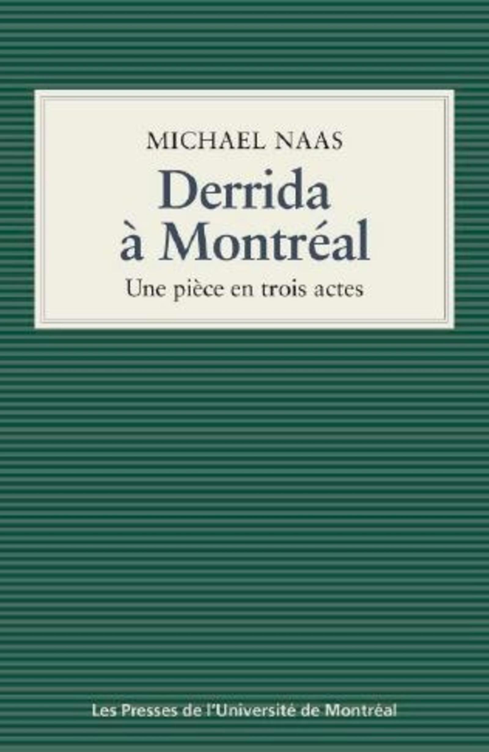 Derrida à Montréal