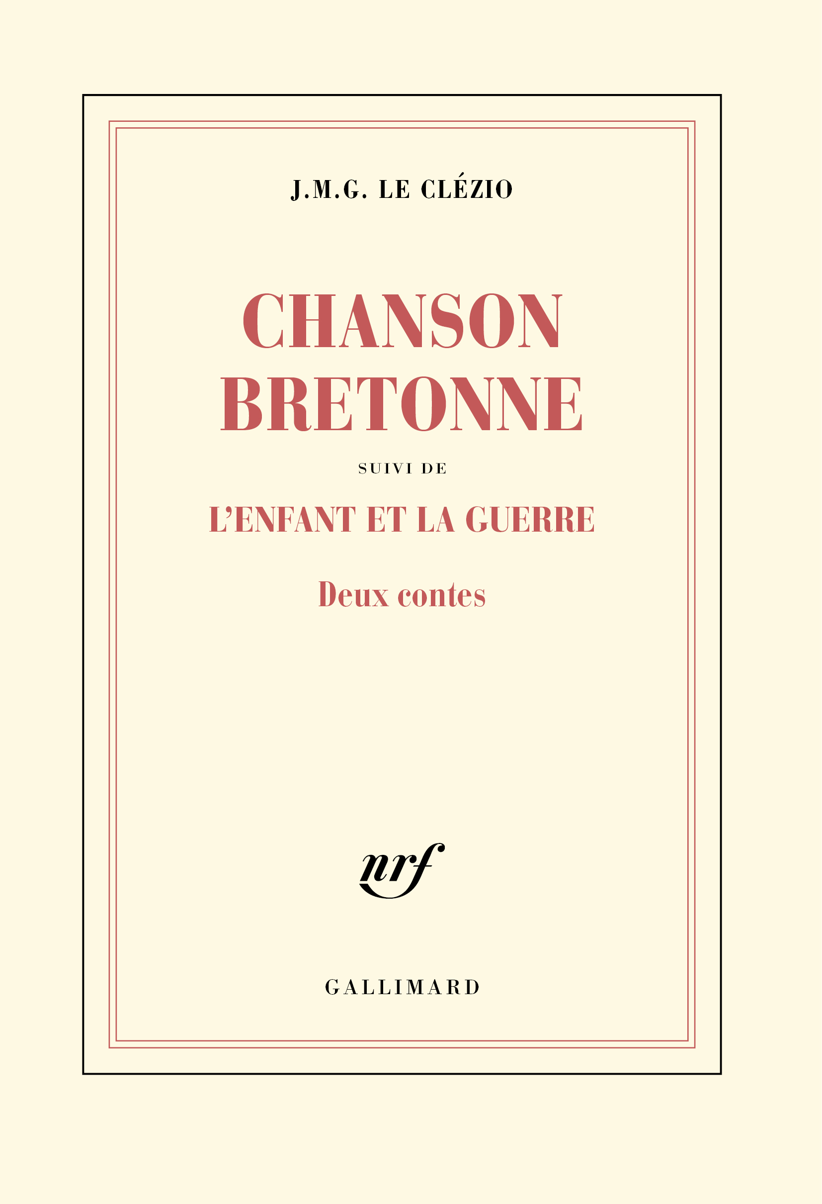 Chanson bretonne / L'enfant et la guerre
