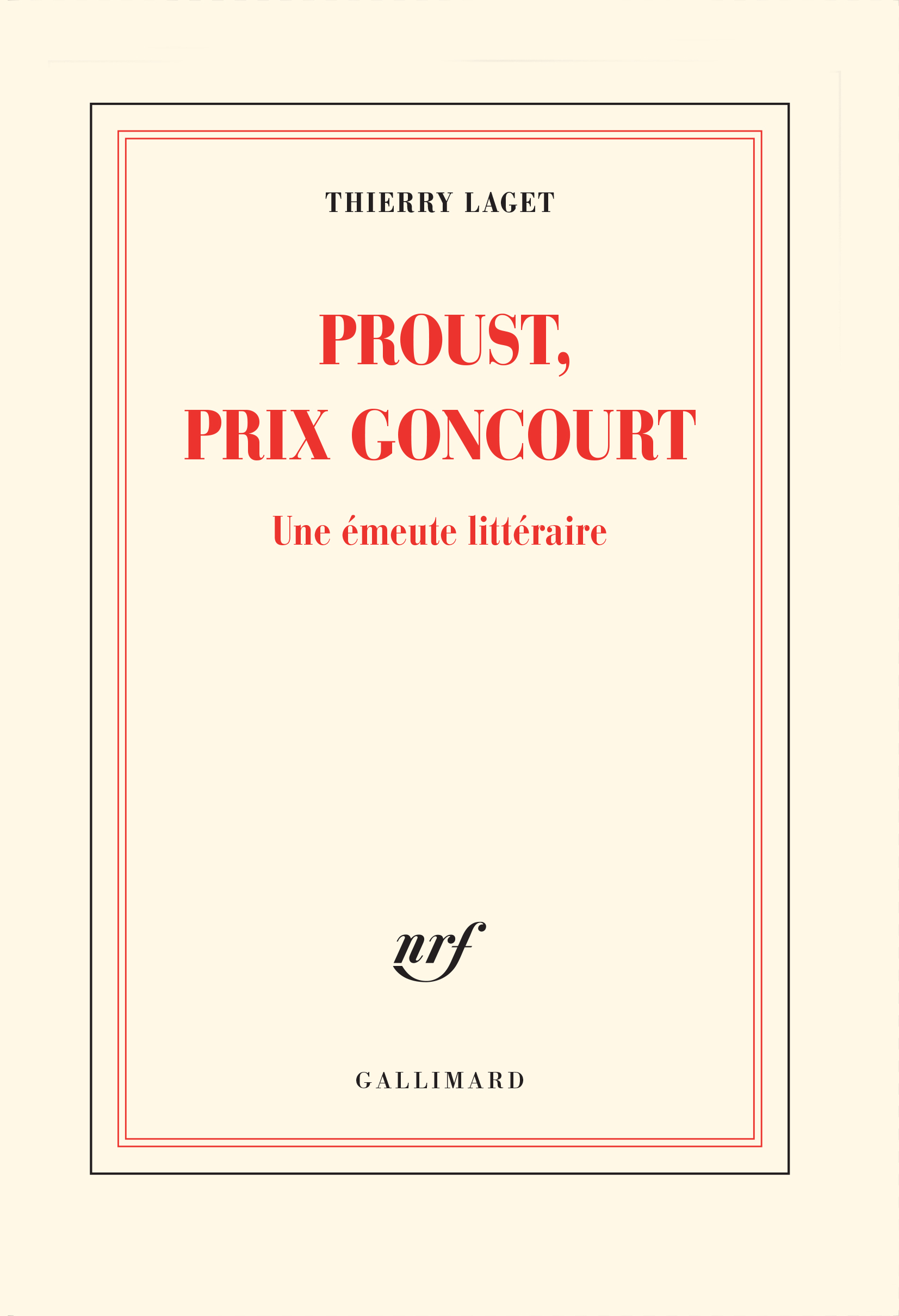 Proust, prix Goncourt