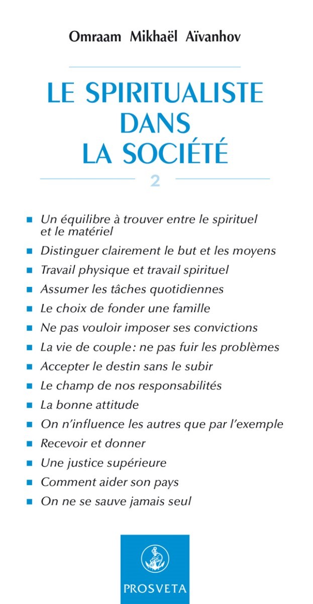 Le spiritualiste dans la société