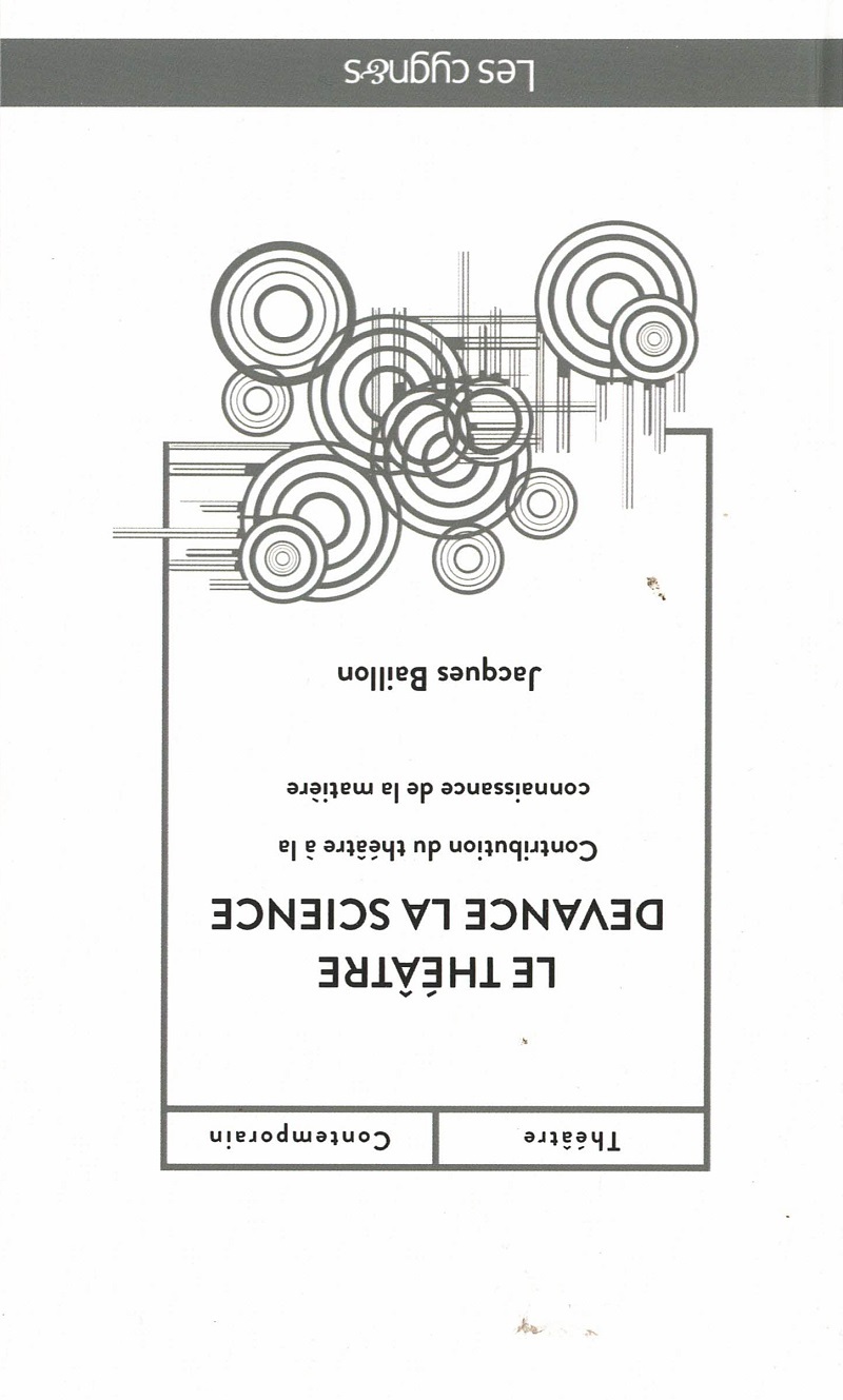 LE THÉÂTRE DEVANCE LA SCIENCE