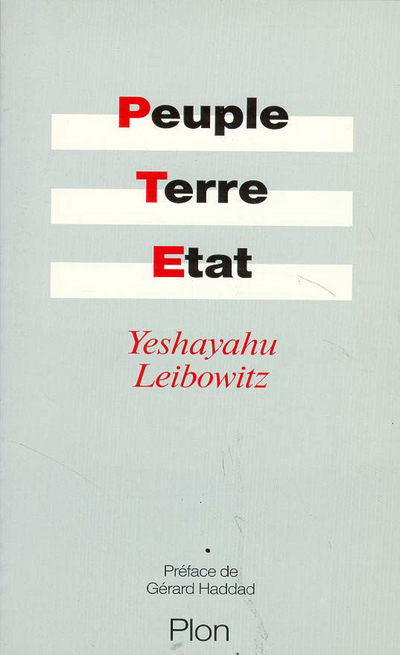 Peuple, terre, état