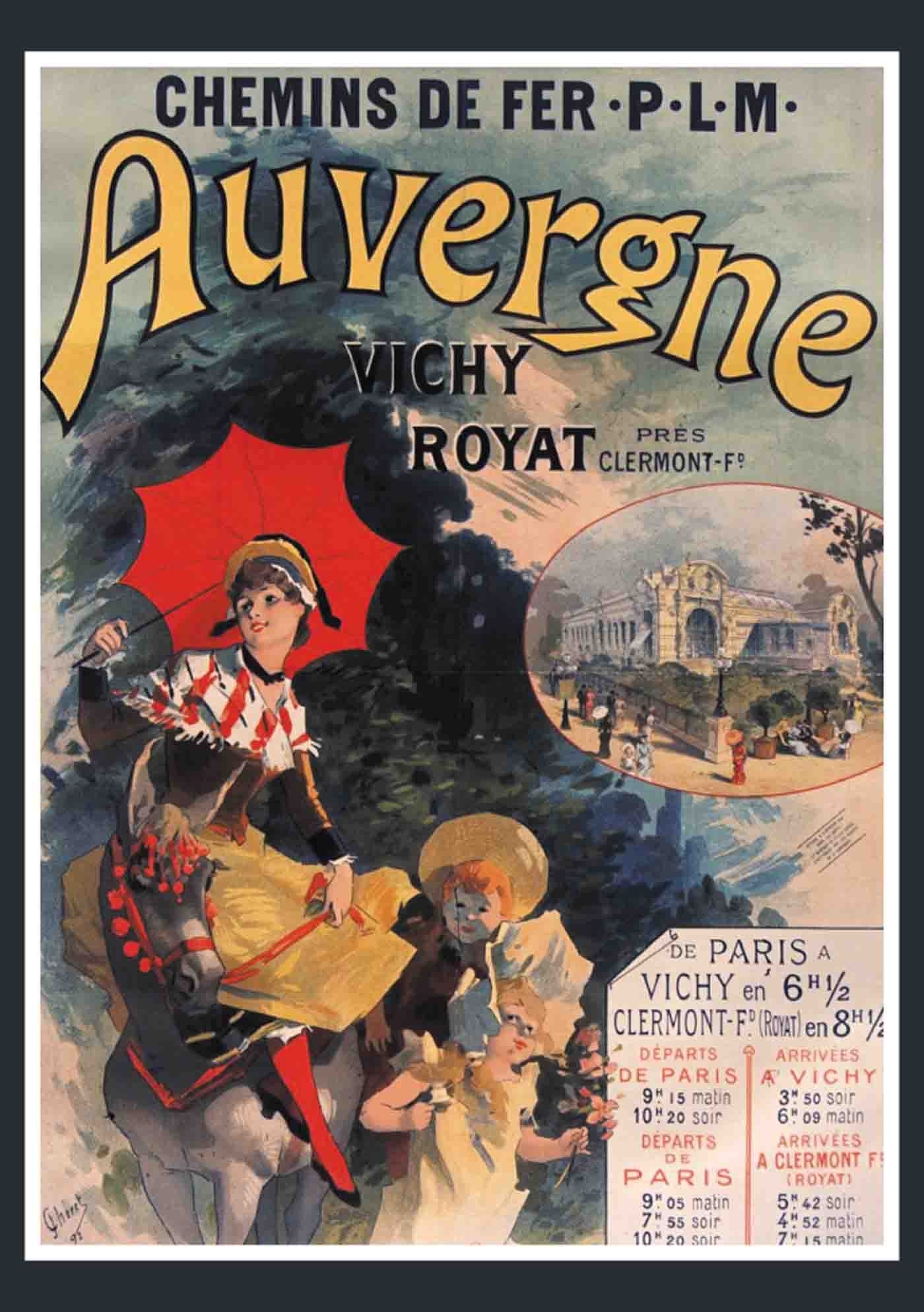 Carnet Ligné, Auvergne chemins de fer