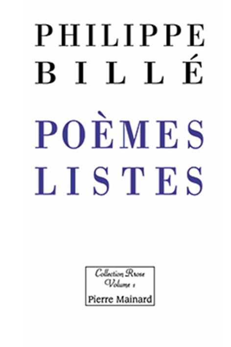 POEMES - LISTES