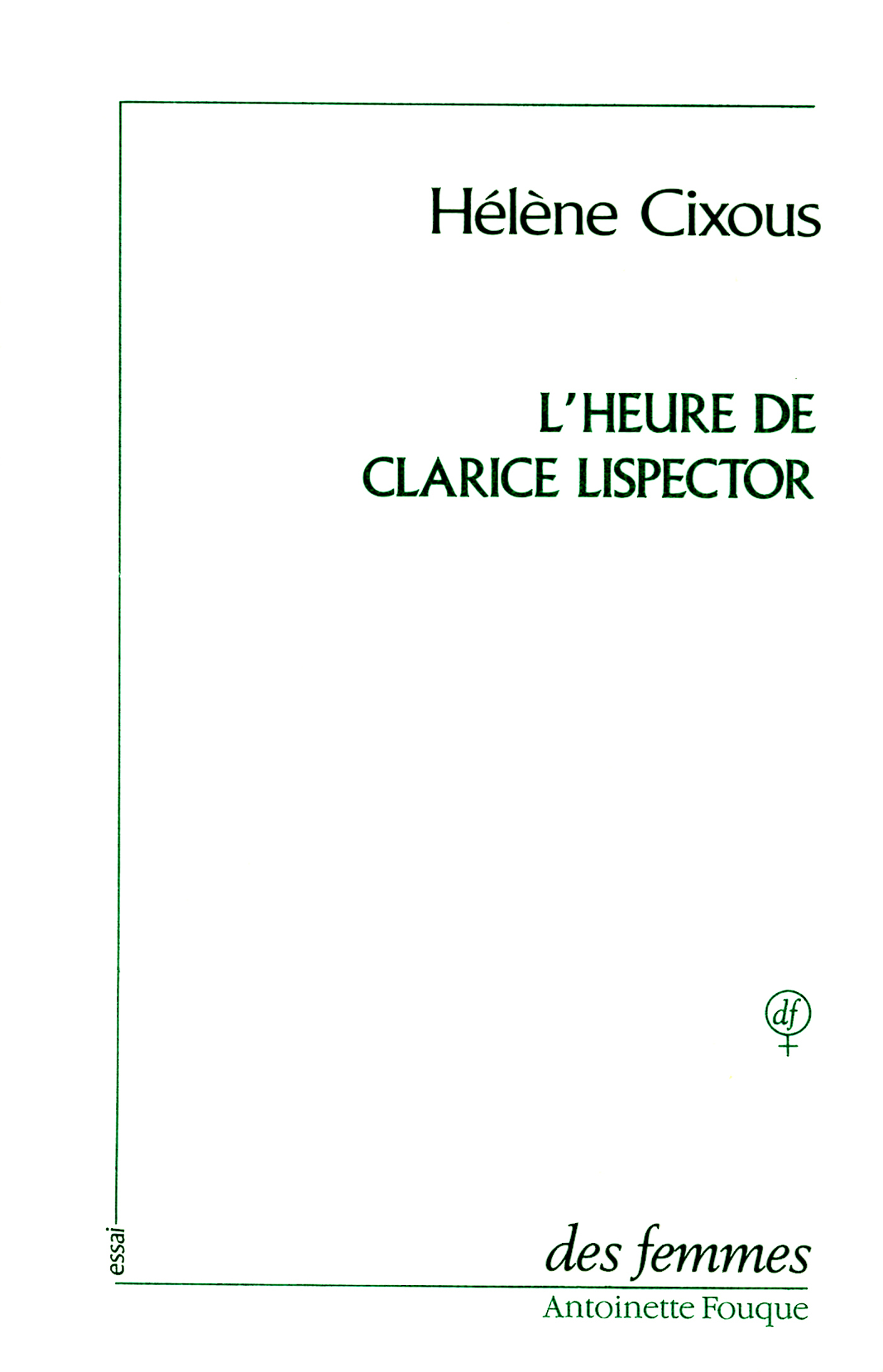 L'heure de Clarice Lispector