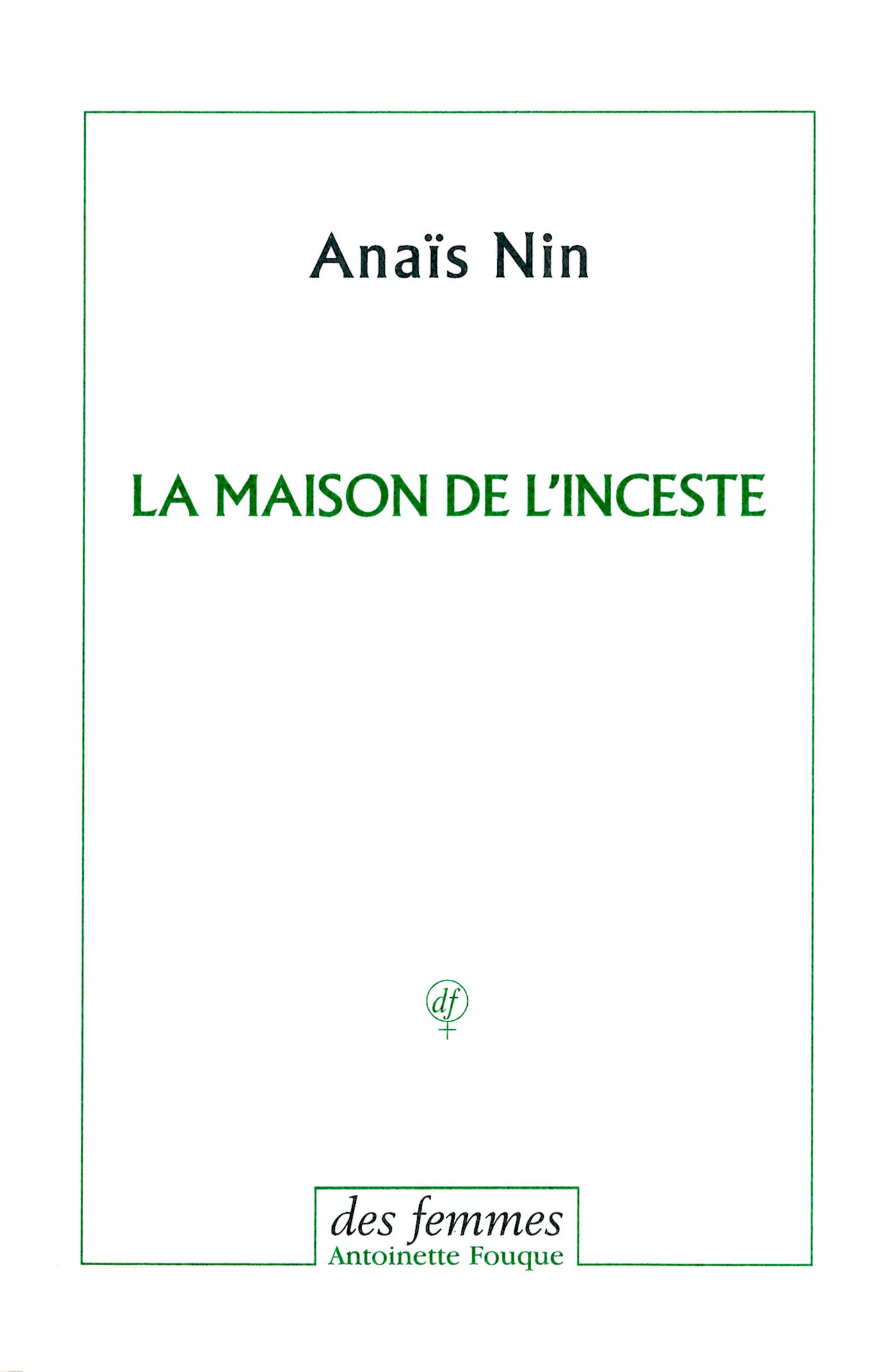 La maison de l'inceste