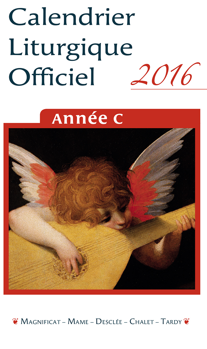 PACK 25 CALENDRIER LITURGIQUE OFFICIEL 2016
