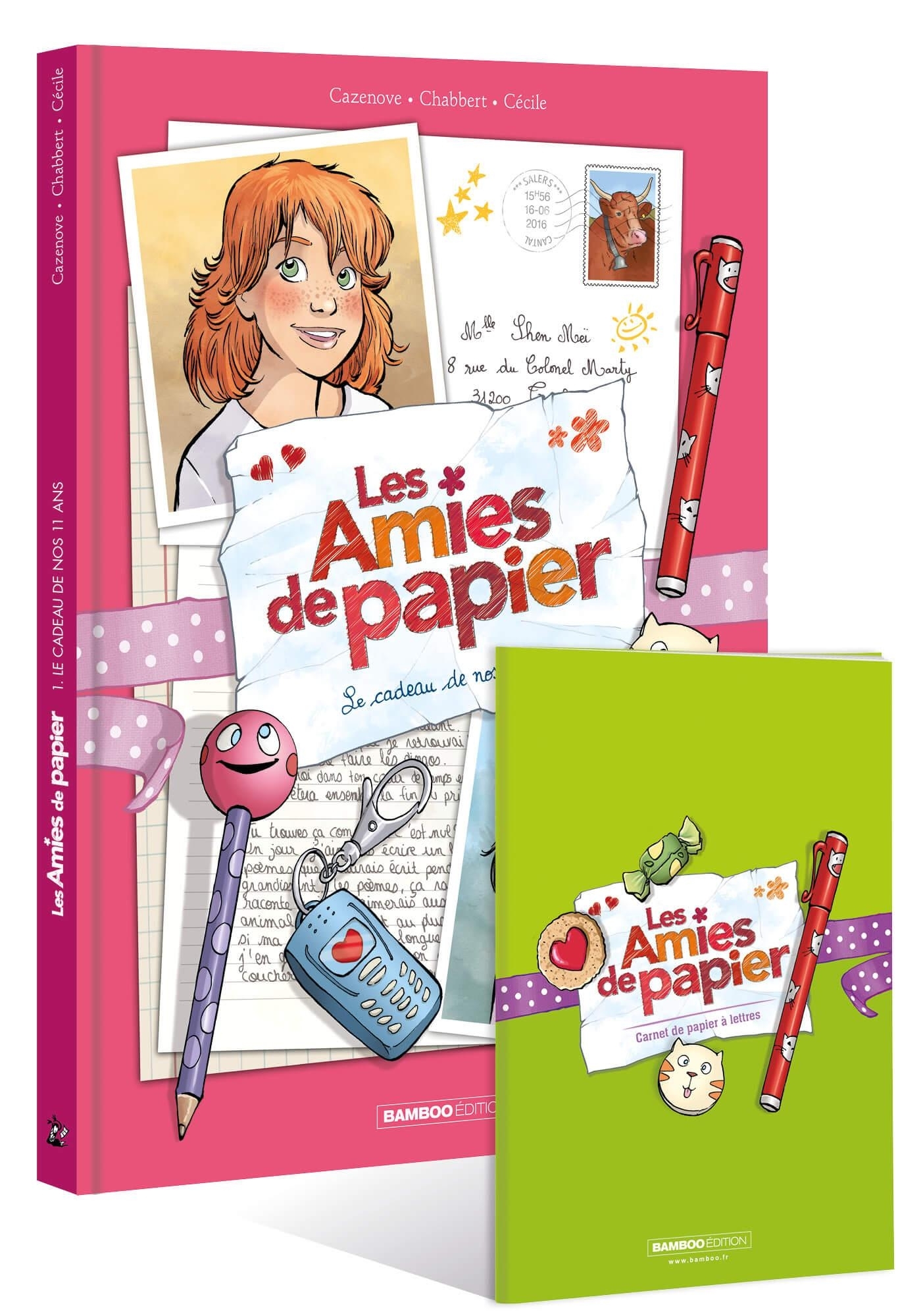 Les Amies de papier - tome 01 + set papeterie
