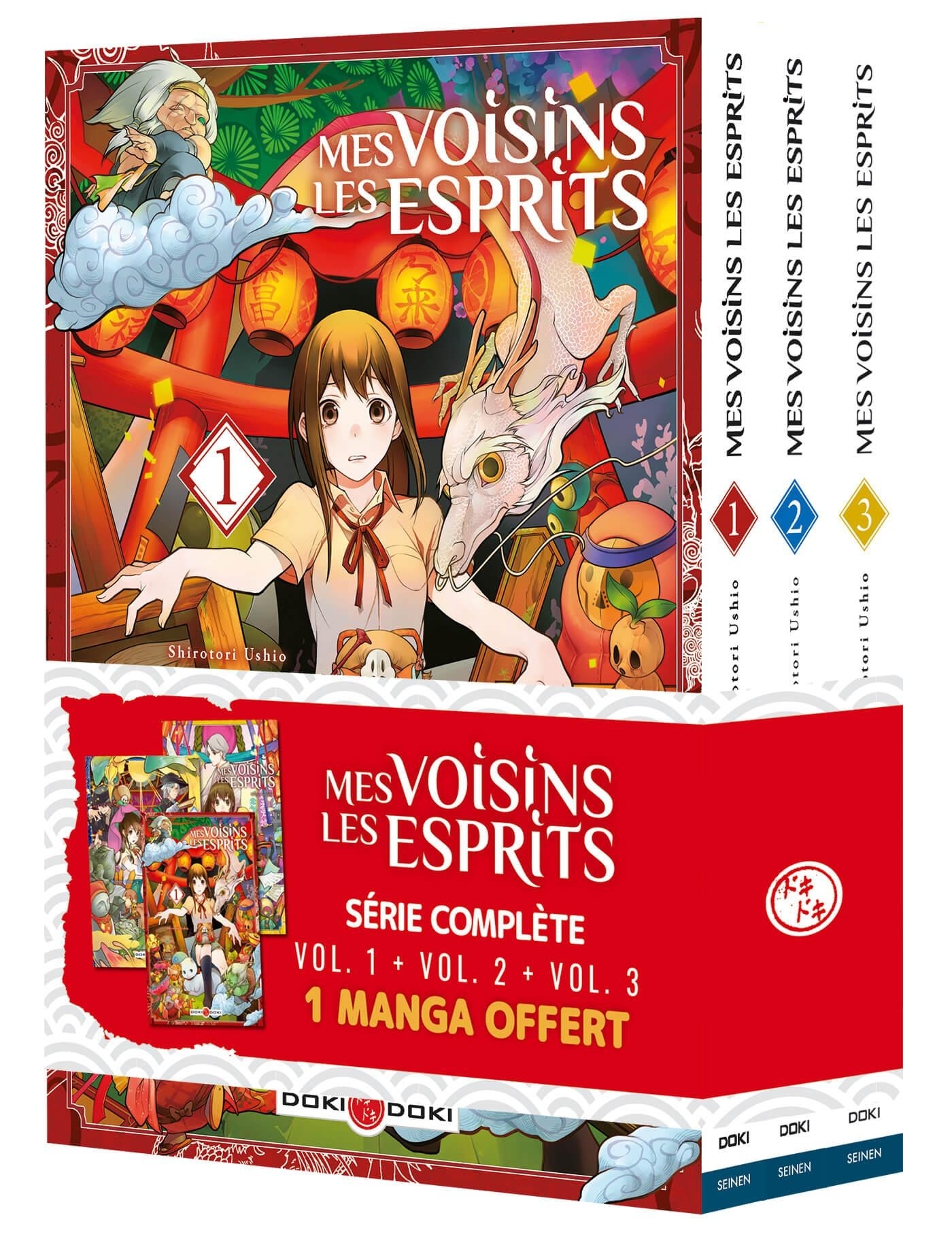 Mes voisins les esprits - Pack promo vol. 01 à 03