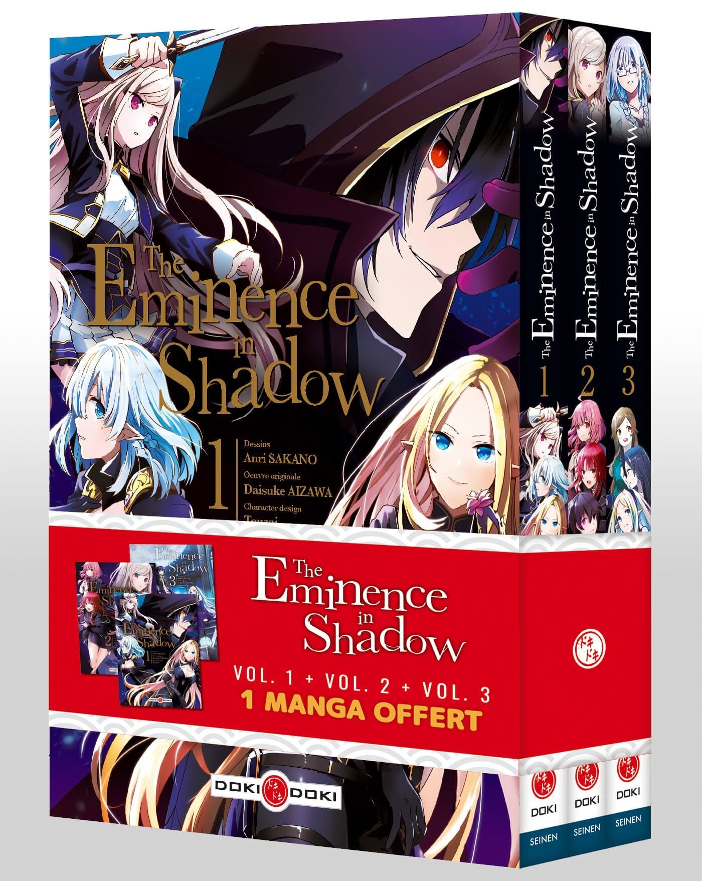 The Eminence in Shadow - Pack découverte vol. 01 à 03 (1 vol. offert)
