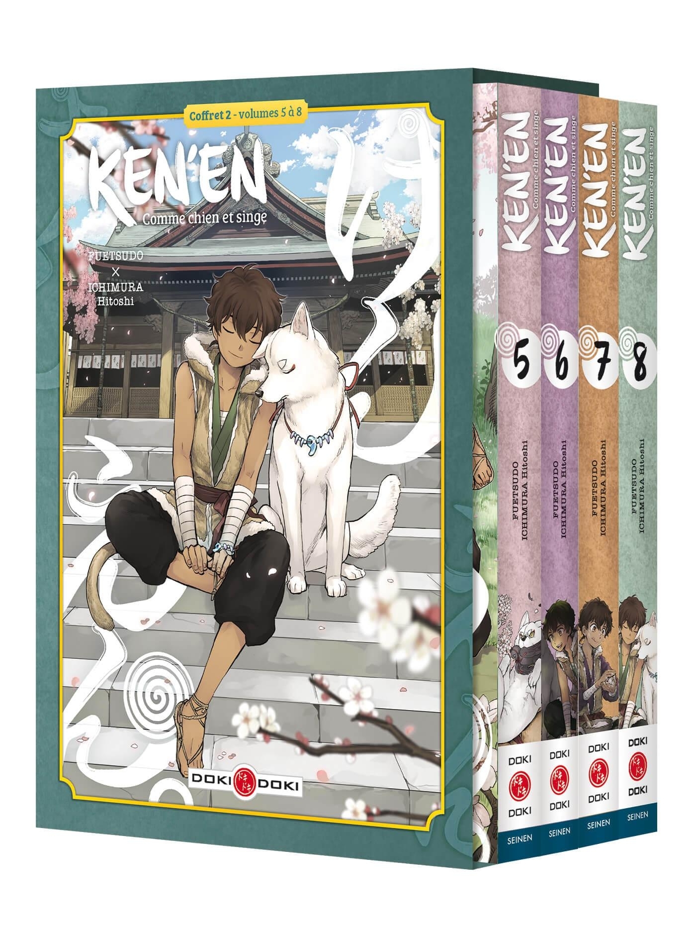 Ken'en - Comme chien et singe - Coffret - vol. 05 à 08