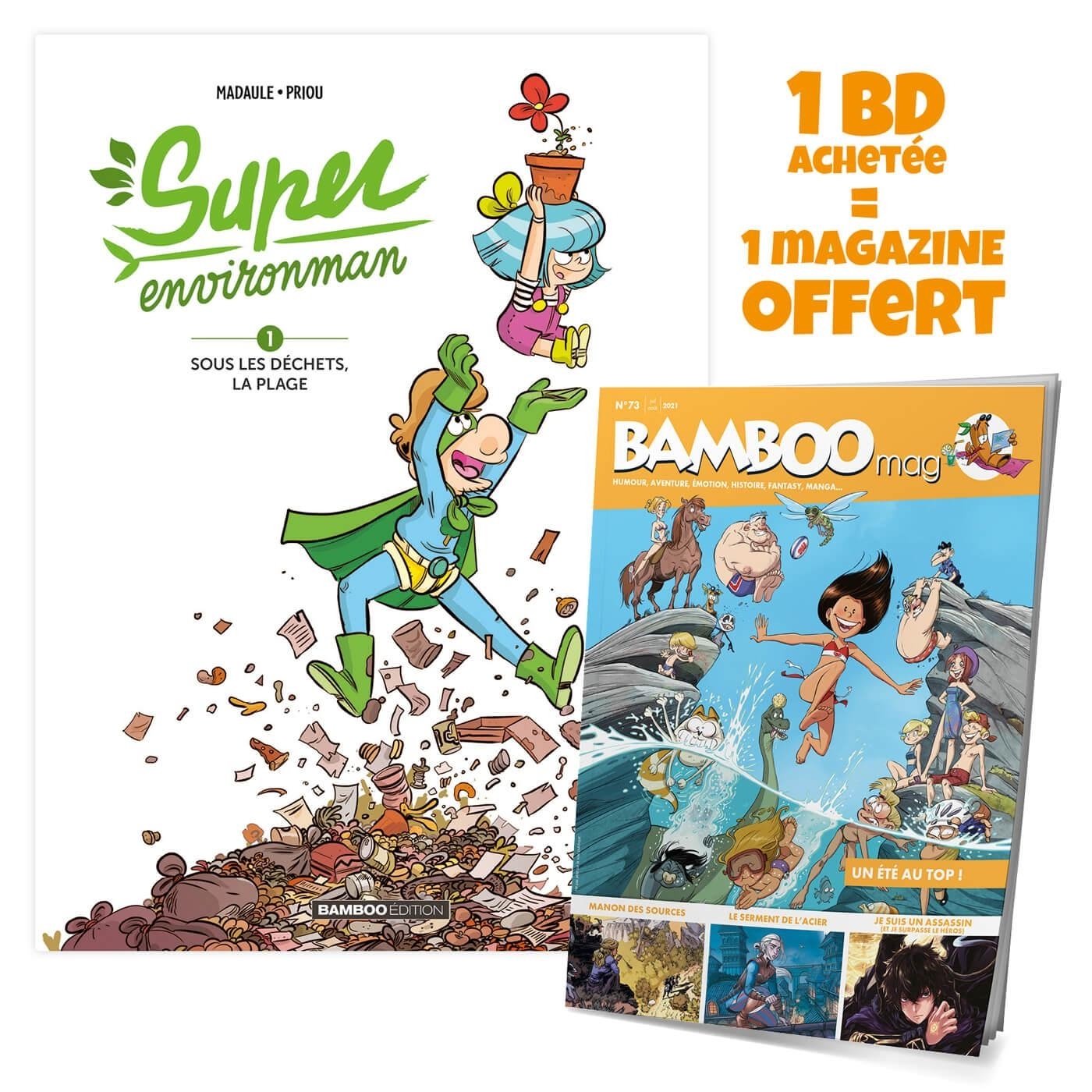 Super Environman - tome 01 + Bamboo mag offert