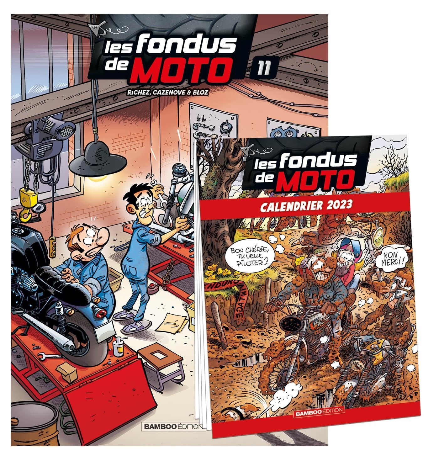 Les Fondus de moto - tome 11 + calendrier 2023 offert