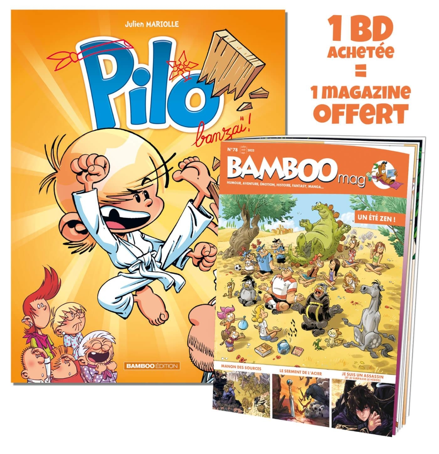 Pilo - tome 03 + Bamboo mag offert