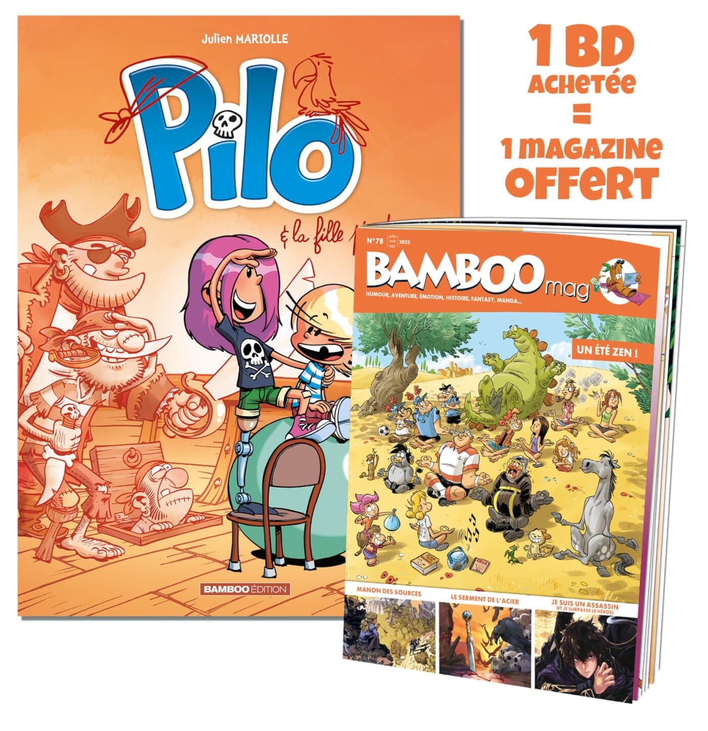 Pilo - tome 04 + Bamboo mag offert