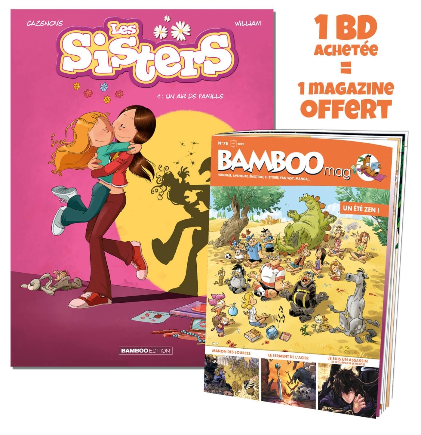 Les Sisters - tome 01 + Bamboo mag offert