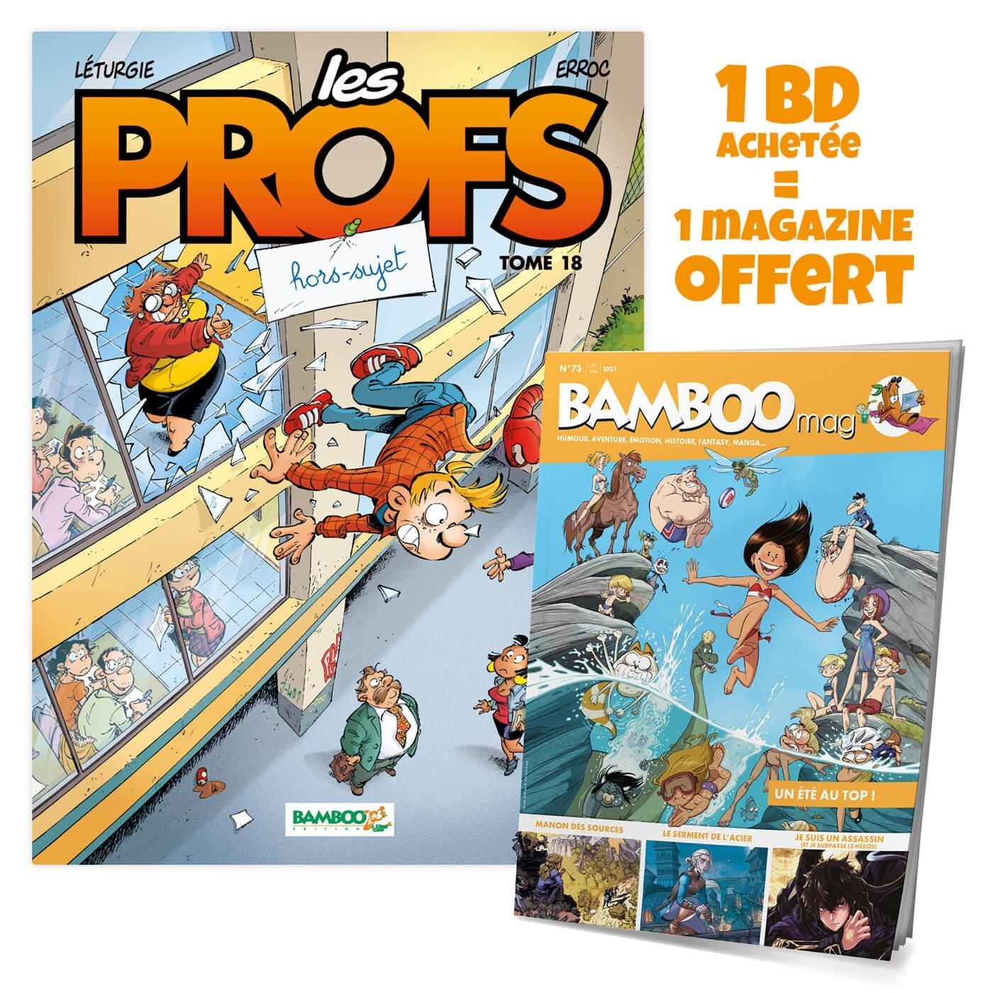 Les Profs - tome 18 + Bamboo mag offert
