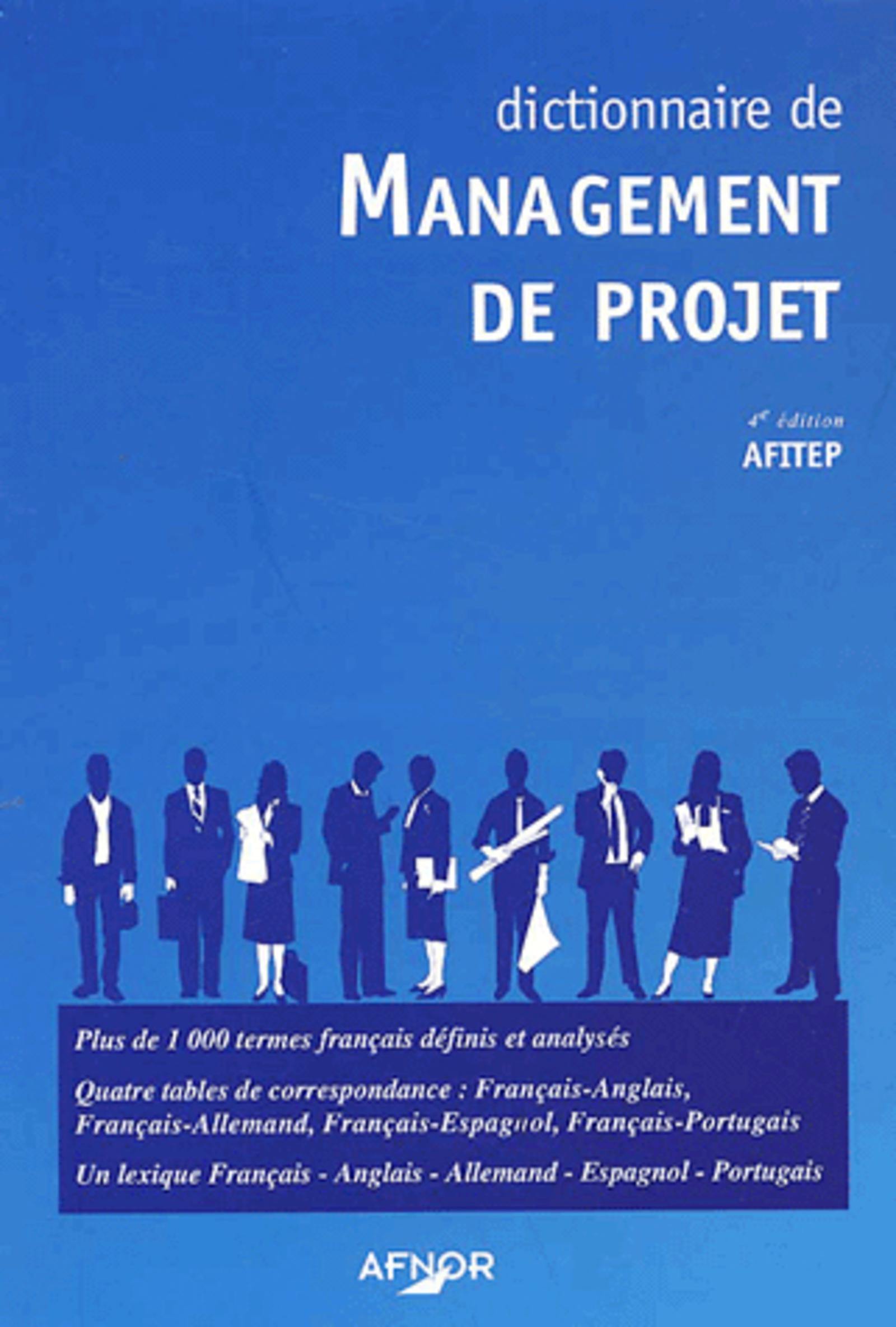 Dictionnaire de management de projet