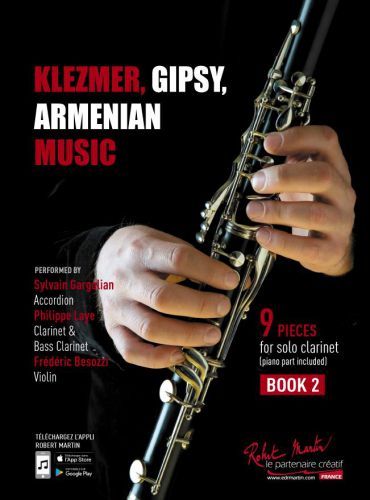 KLEZMER, GIPSY, ARMENIAN MUSIC BOOK 2 --- CLARINETTE