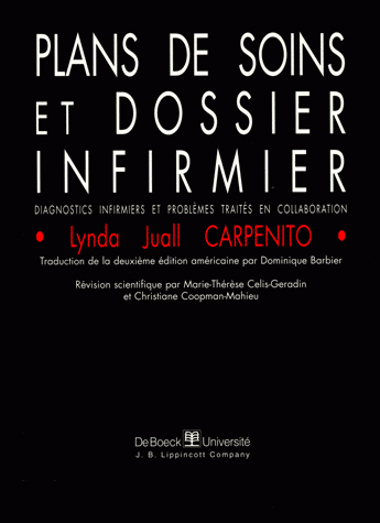 Plans de soins et dossier infirmier