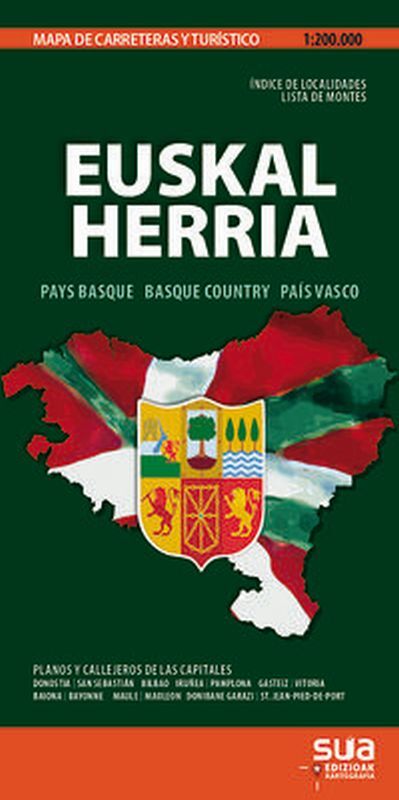MAPA CARRETERAS EUSKAL HERRIA 1:200000
