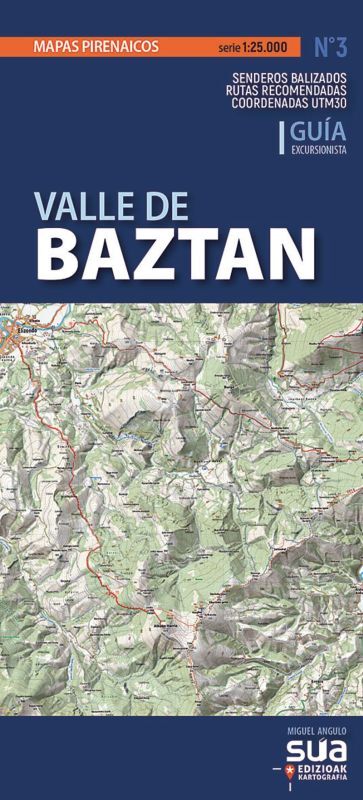 VALLE DE BAZTAN - MAPAS PIRENAICOS