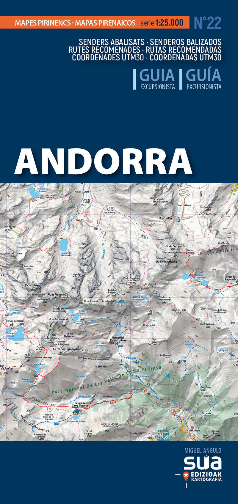ANDORRA - MAPAS PIRENAICOS