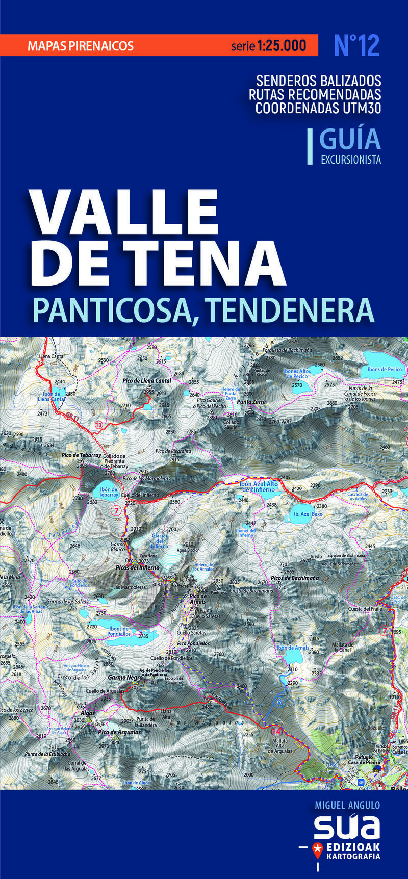 VALLE DE TENA - MAPAS PIRENAICOS