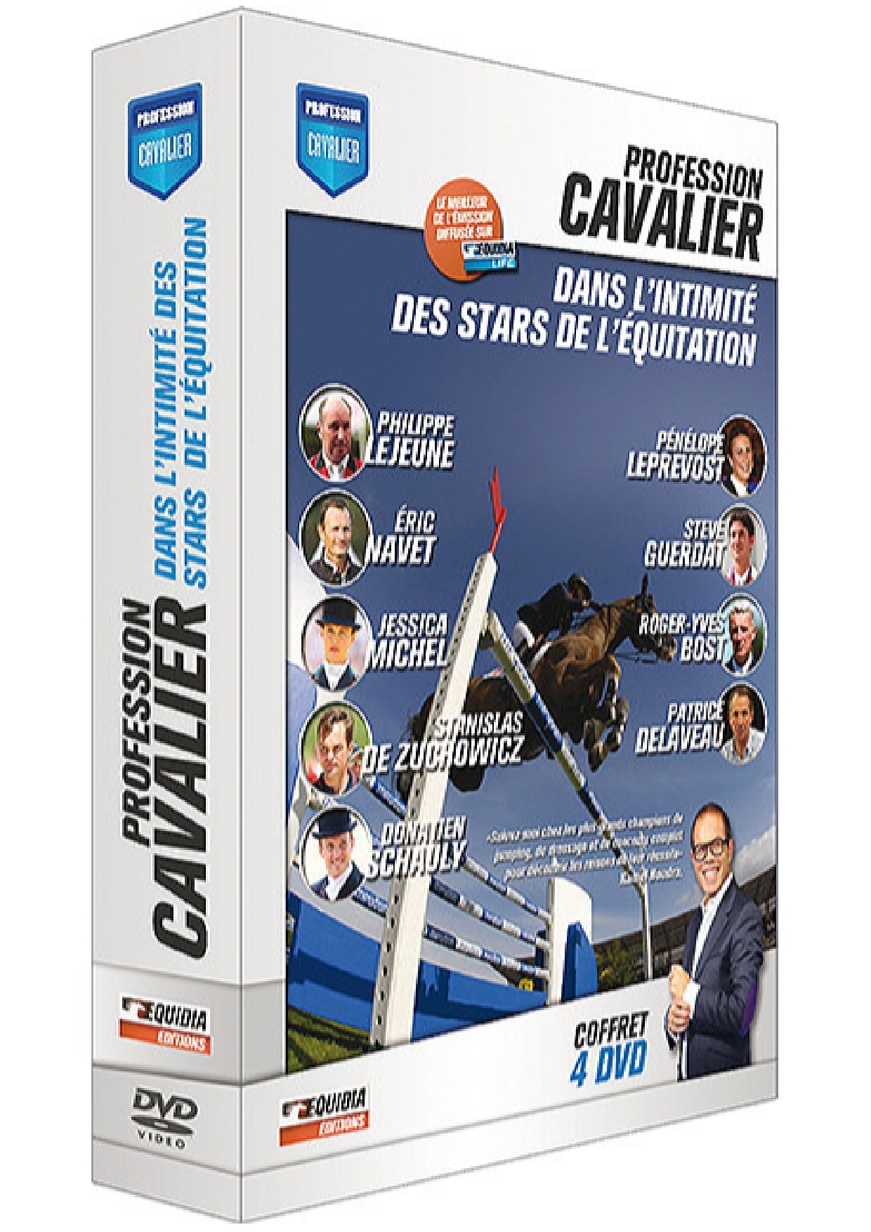 DANS L'INTIMITE DES STARS DE L'EQUITATION -  4 DVD