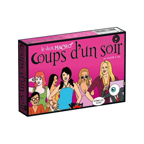 Coups d'un soir - le deck macho (jeu de cartes)