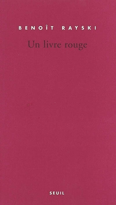 Un livre rouge