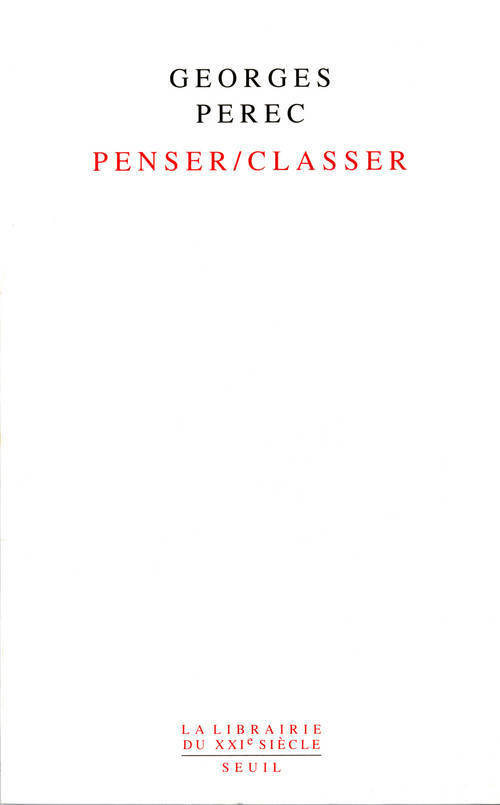 Penser/Classer