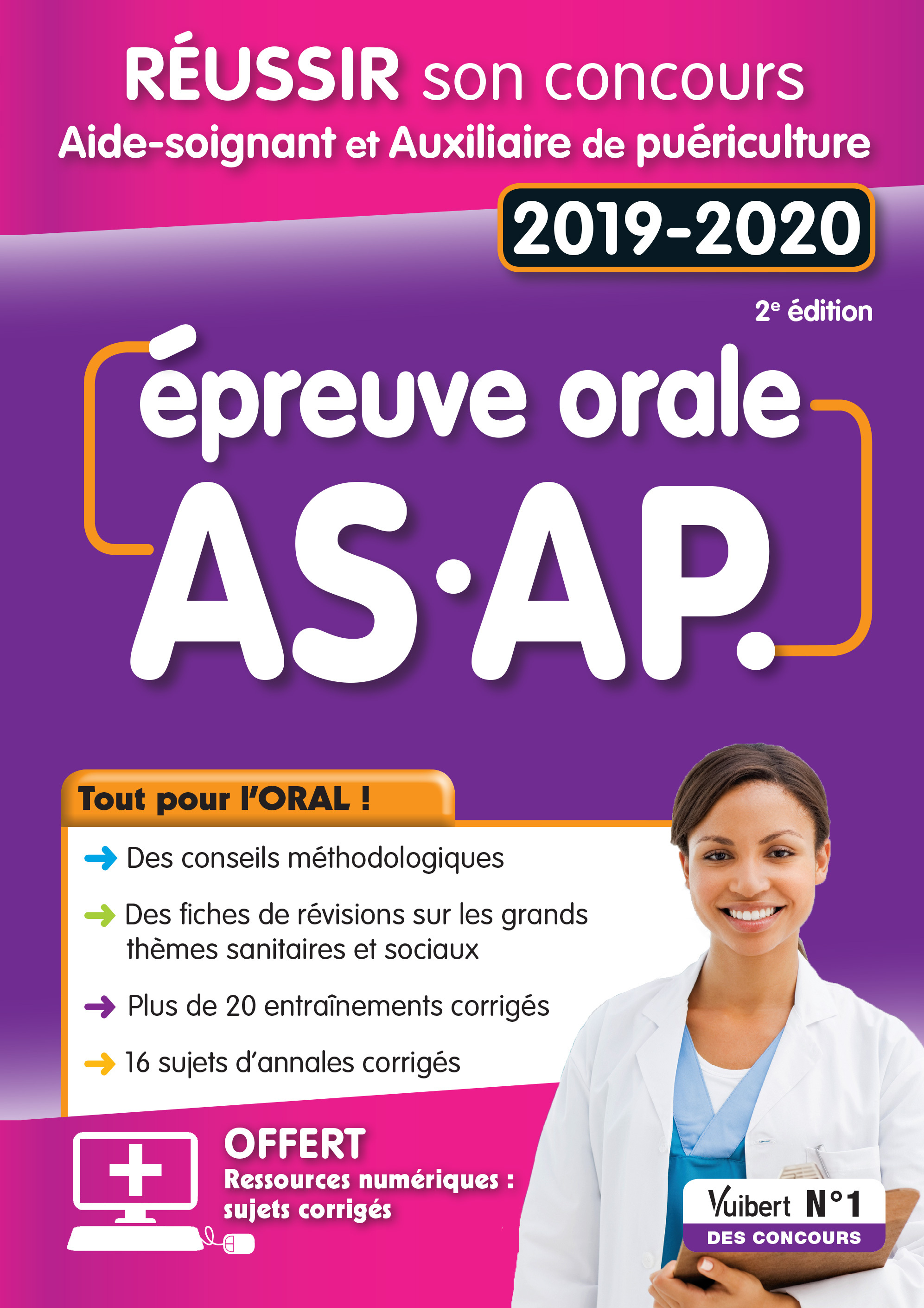 Réussir son concours Aide-soignant -Auxiliaire de Puériculture - Epreuve orale - 2019-2020