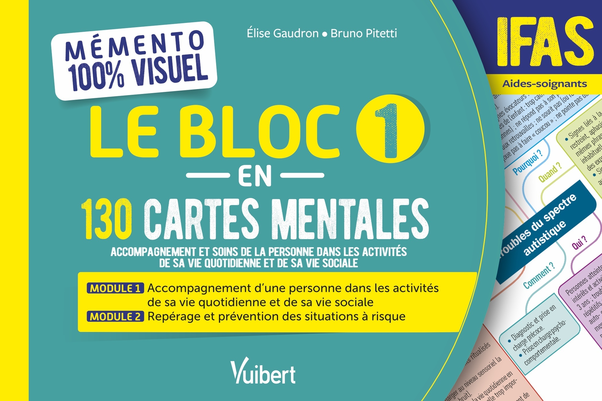 Mémento 100% visuel - Le Bloc 1 en 130 cartes mentales - IFAS