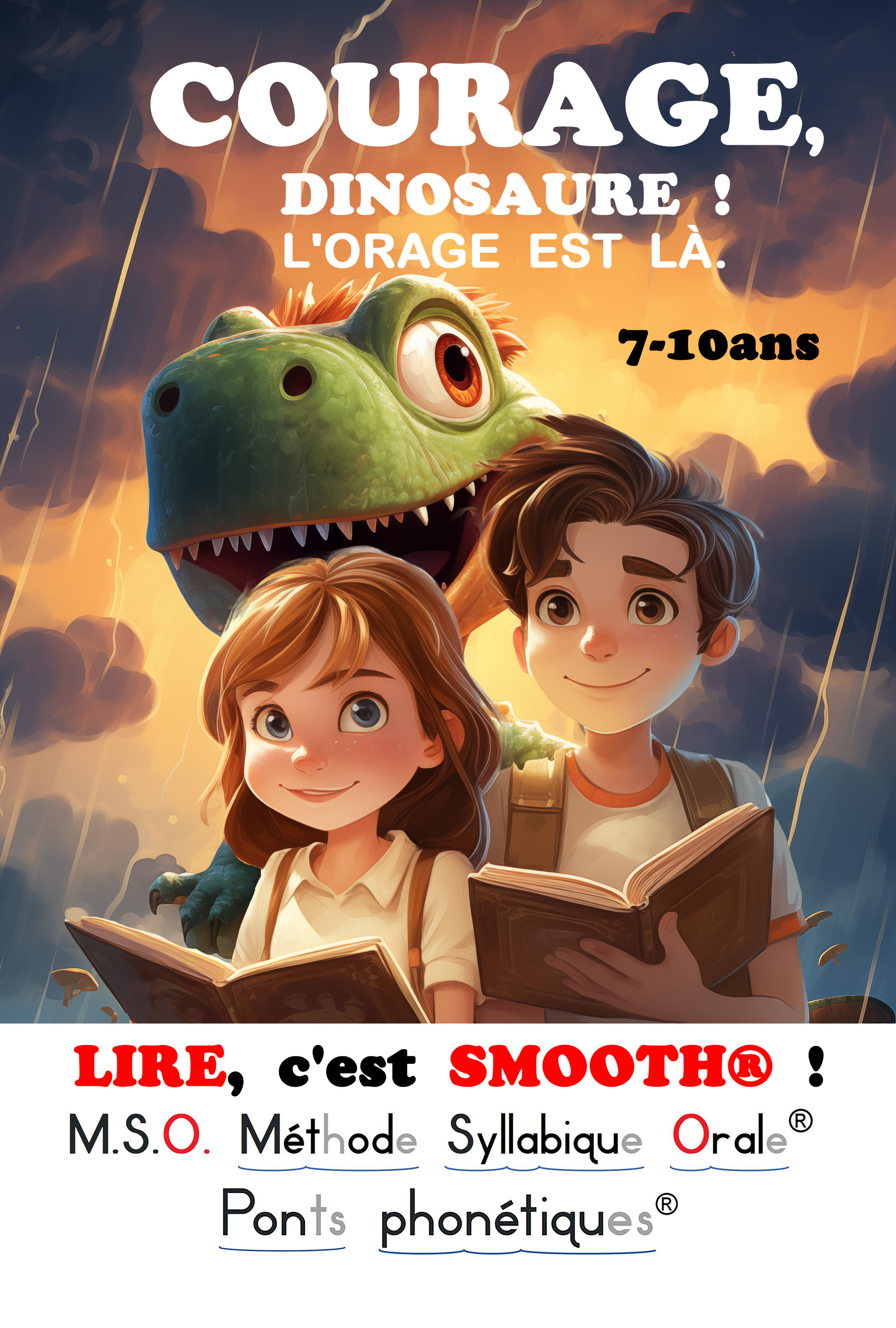 LIRE, c'est SMOOTH !® T3 COURAGE, DINOSAURE ! L'ORAGE EST LÀ