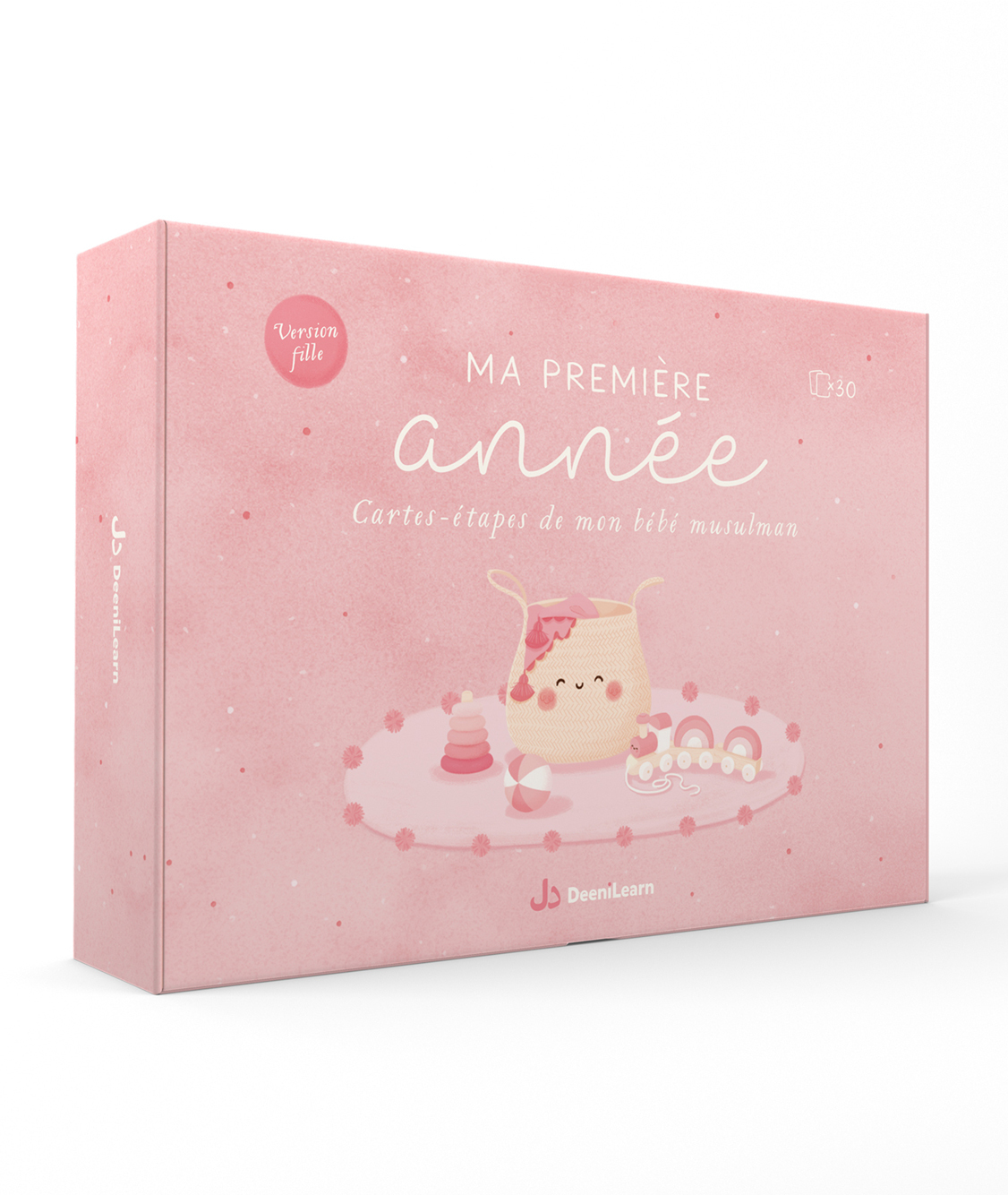 MA PREMIèRE ANNéE  CARTESéTAPES DE MON BéBé MUSULMAN VERSION FILLE