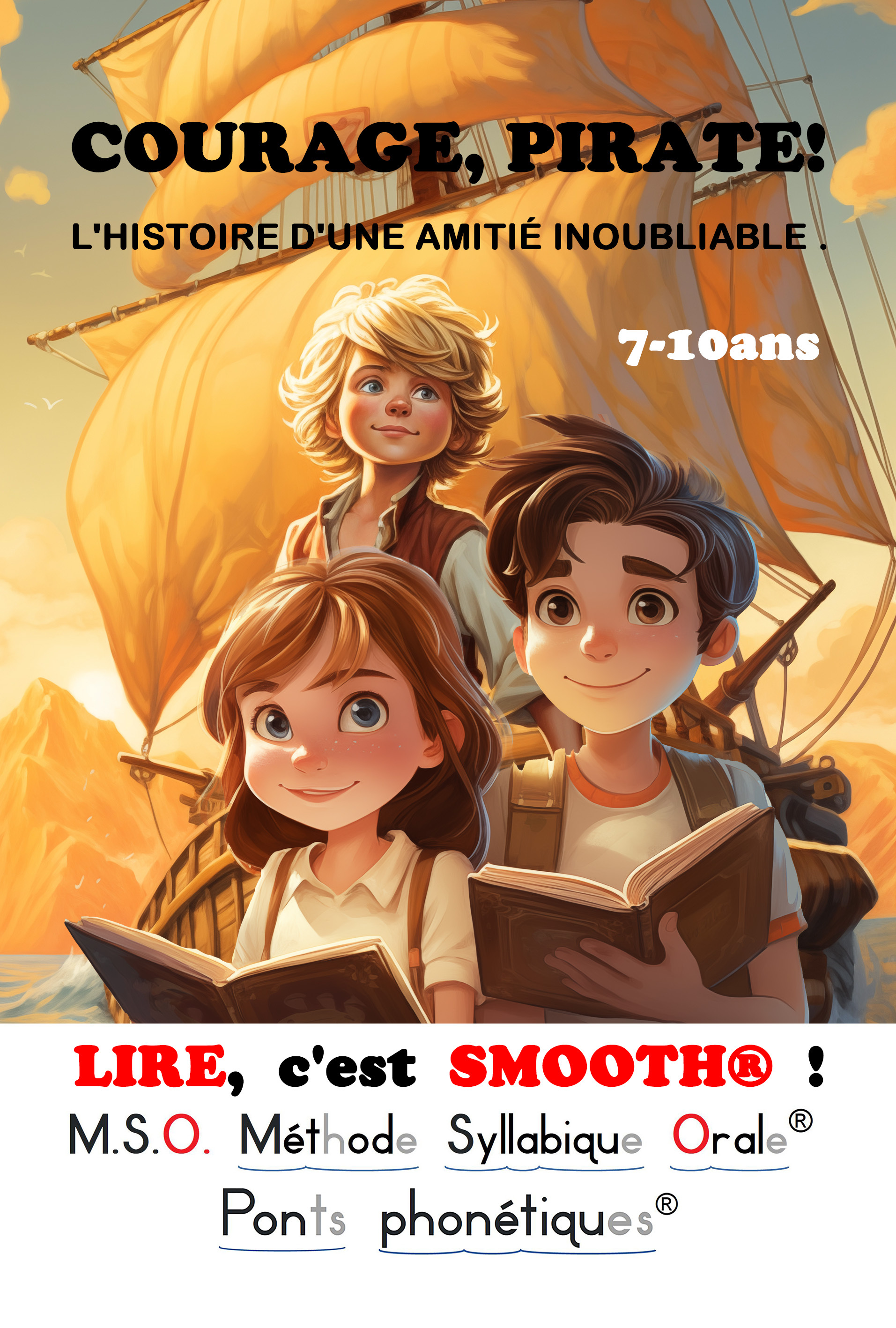 LIRE, c'est SMOOTH® ! T4 COURAGE, PIRATE ! L'HISTOIRE D'UNE AMITIÉ INOUBLIABLE DYS