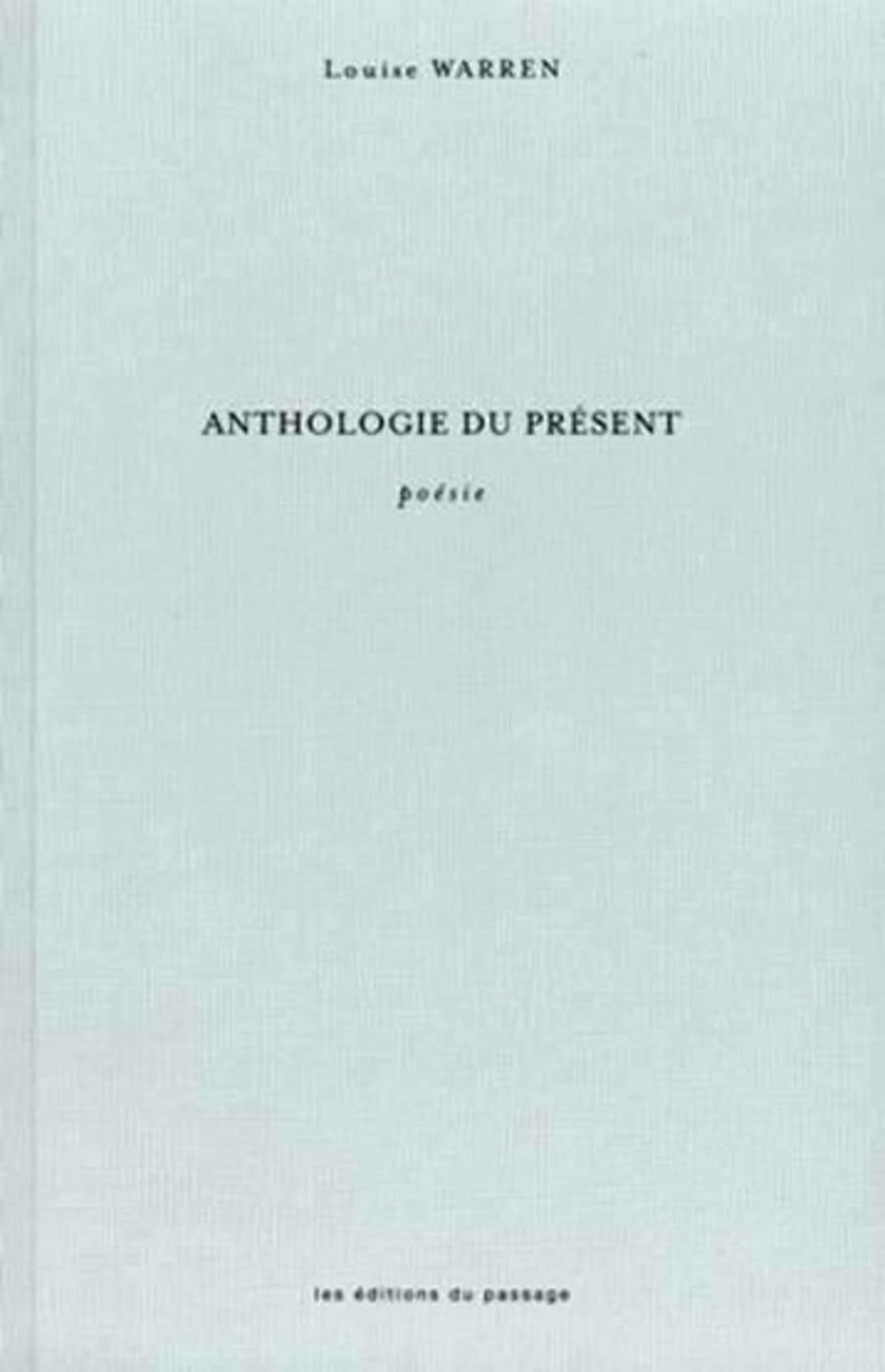 Anthologie du présent