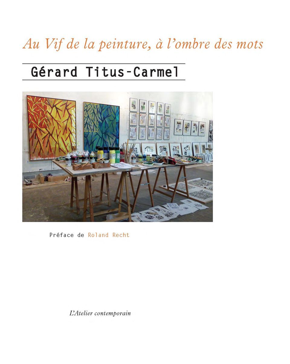 Au Vif de la peinture, à l'ombre des mots