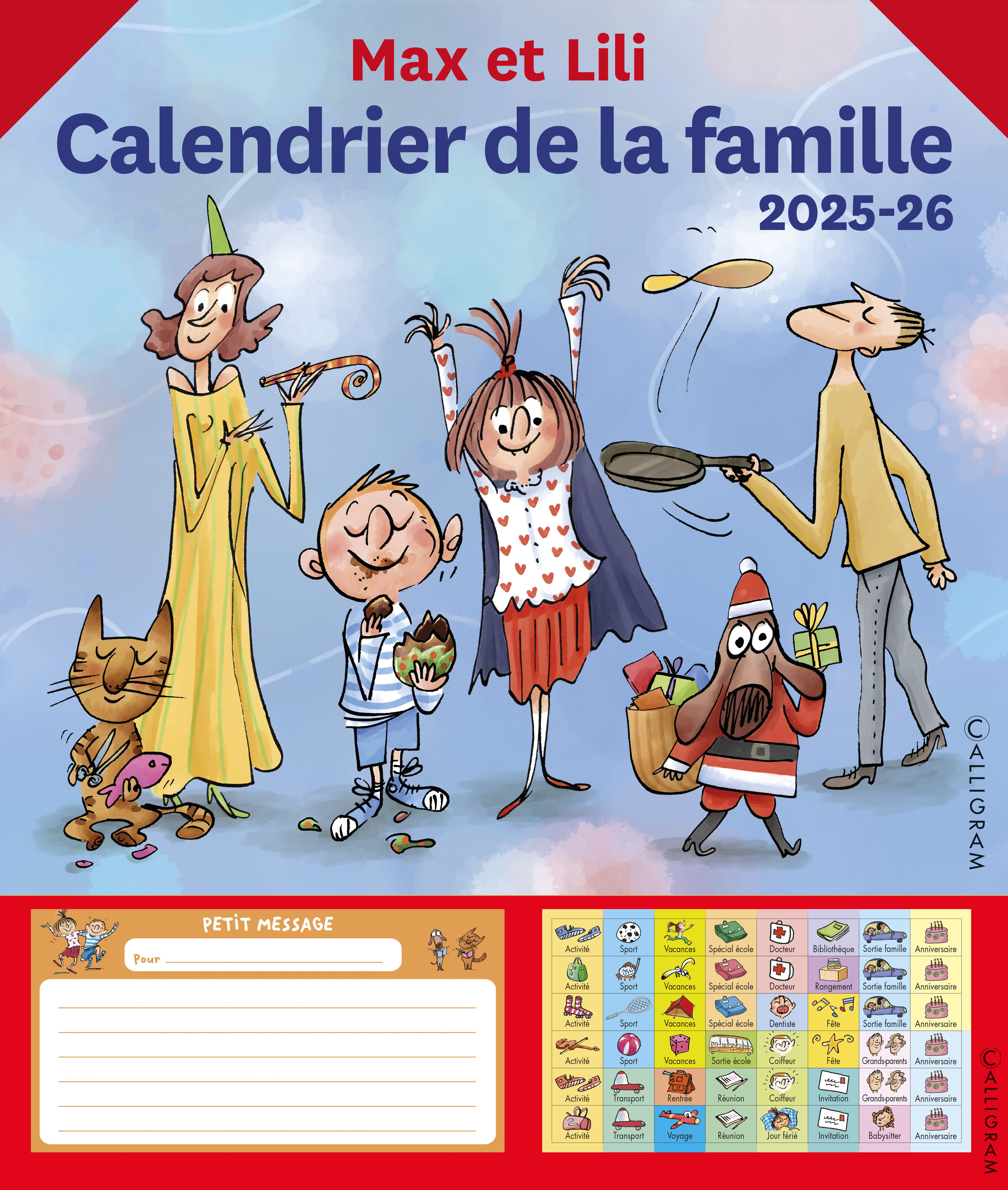 CALENDRIER DE LA FAMILLE 2025 2026