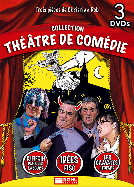 THEATRE - (COFFRET 3 DVD)RIFIFOIN DANS LES LABOURS / IDEE FISC / CRAVATES LEOPARD (LES) -