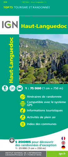 Top75022 Haut-Languedoc  1/75.000